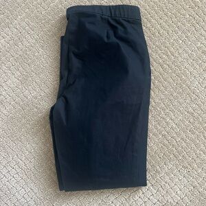 Theory Black Elastic Waist Pant
